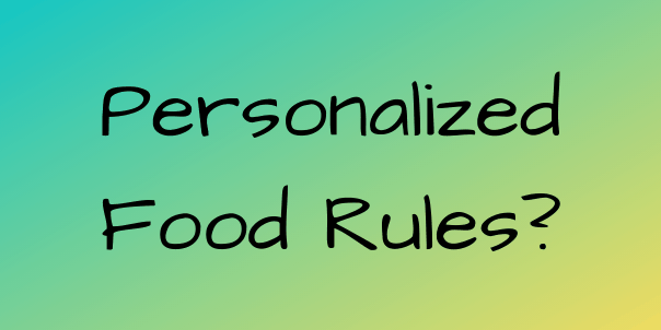 Personalized Food Rules_